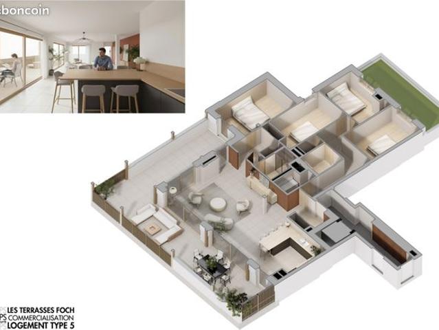 Appartement 6 pièces 130 m²