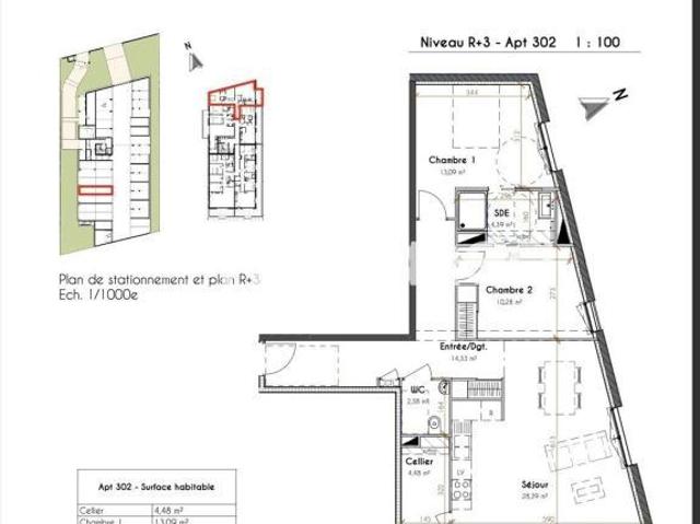 Appartement 3 pièces