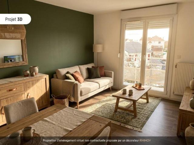 Appartement 3 pièces à Sainte Marie aux Chênes