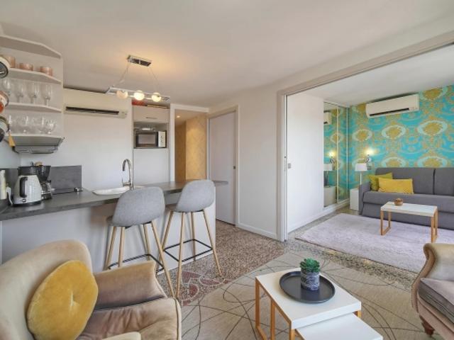 Appartement 3 pièces au calme, dernier étage en plein centre de Cannes – idéal investissement locatif ou pied à terre