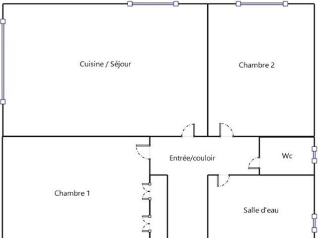 Appartement 3 pièces avec BALCON Au pied de la GARE / Avenue Gabriel Péri !