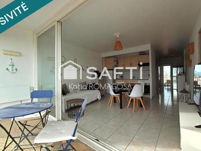 Appartement 3 pièces avec balcon Quartier Port St Cyprien