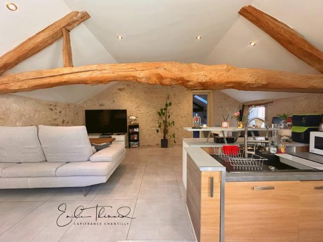 appartement 3 pièces avec Jardin et stationnement privé PROCHE LUZARCHES