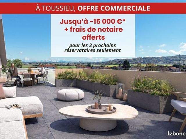 Appartement 3 pièces Cœur Toussieu