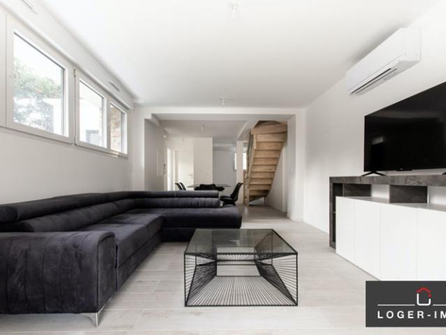 Appartement 3 pièces, duplex de 69 m² avec jardin, terrasse et