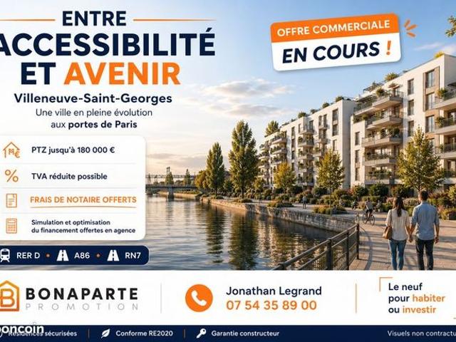Appartement 3 pièces ENTRE ACCESSIBILITÉ ET AVENIR