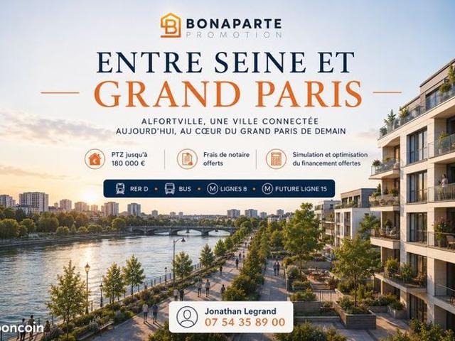 Appartement 3 pièces • ENTRE SEINE ET GRAND PARIS •