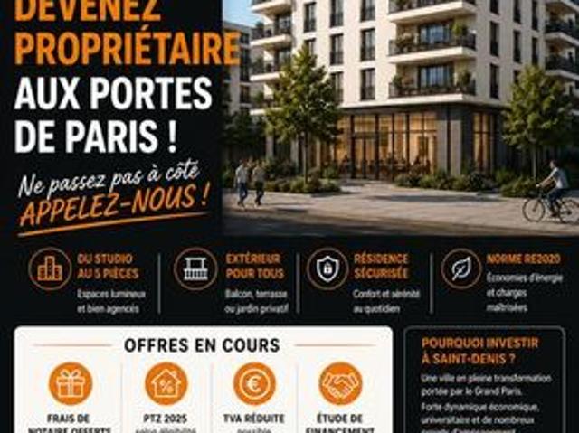 Appartement 3 pièces HORIZON GRAND PARIS