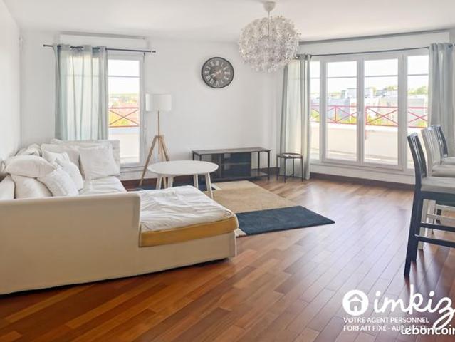 Appartement 3 pièces lumineux et vue degagée