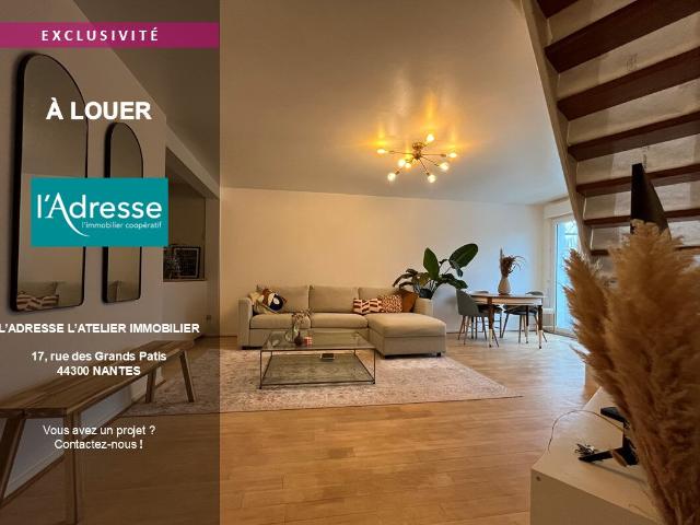 location appartement 3 pièces, 72.39m², nantes