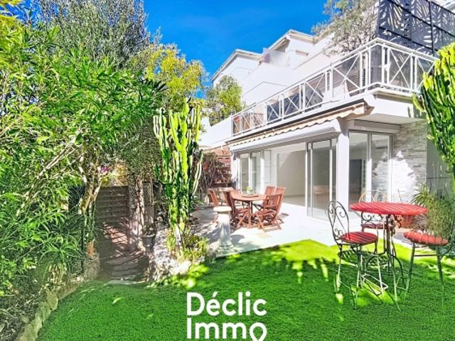 APPARTEMENT 3 PIECES REZ DE JARDIN GARAGE DEUX CAVES 88 M2 JUAN LES PINS