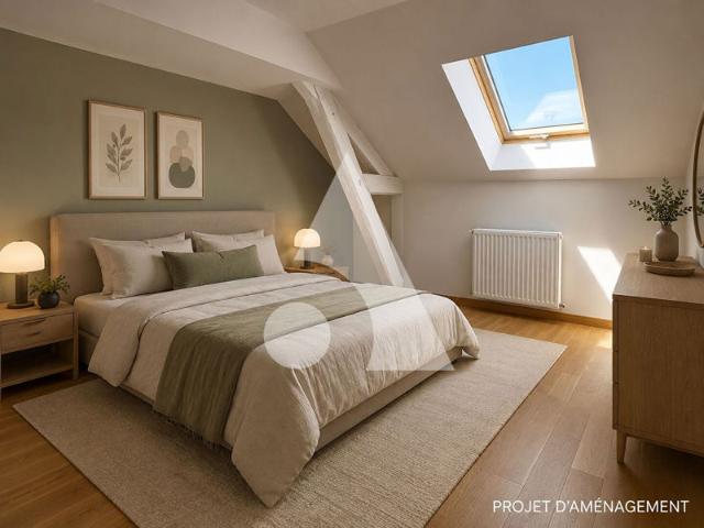 Appartement 3 pièces Saint Germain sur Morin charme de l'ancien et beau potentiel