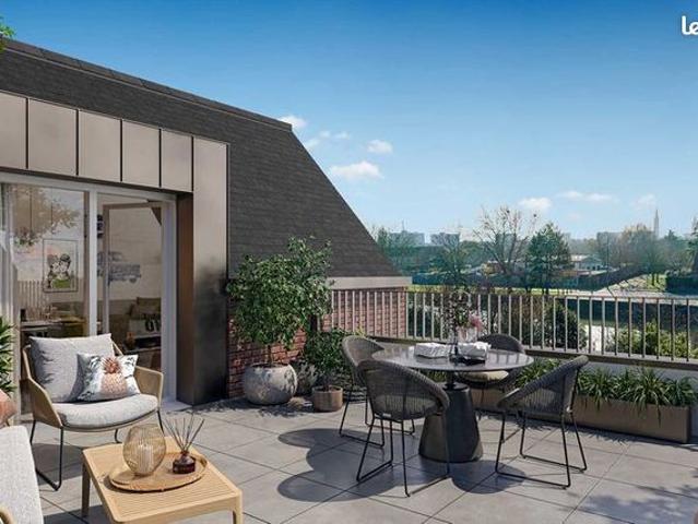 Appartement 3 pièces Sur les rives de la Lys, face aux Prés du Hem