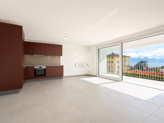 Appartement 3,5 pièces neufs de 88 m2 avec balcon terrasse de 40m2