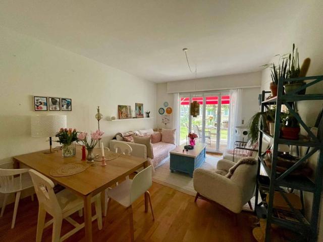 Appartement 3.5 pièces rénové avec terrasse & jardin, au calme. Dreamo. Ch