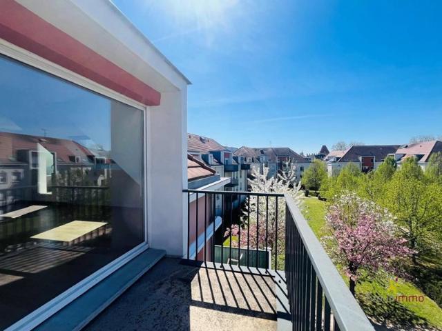Appartement 3P 54,55m² 65m² sol dernier étage 2 balco