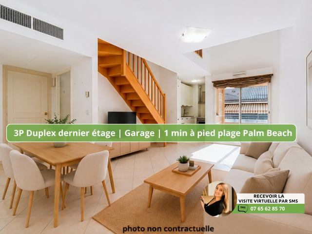 Appartement 3P en duplex à vendre à Cannes 06400