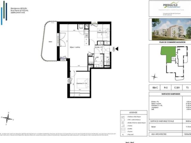 Appartement T3 58.22