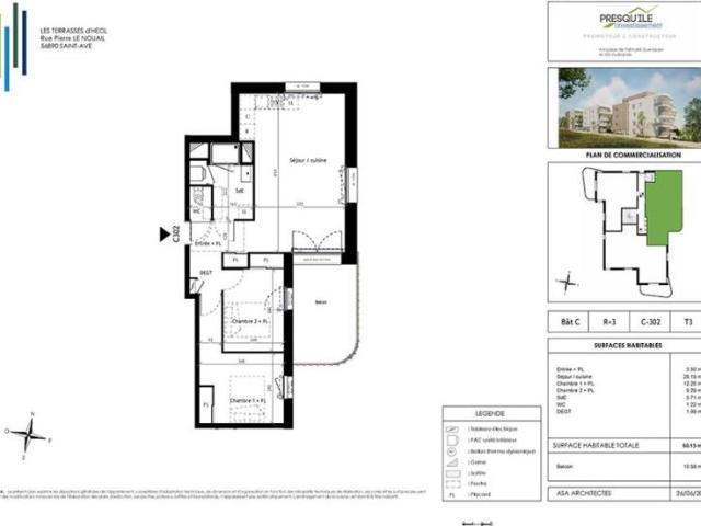 Appartement T3 60.15
