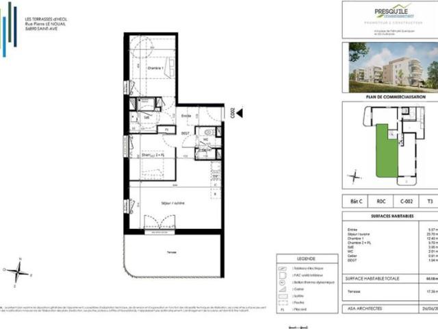 Appartement T3 60.18