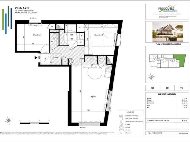 Appartement T3 60.18