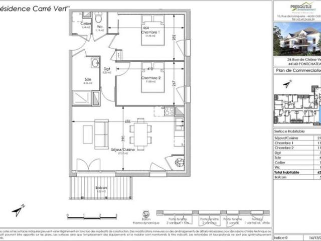 Appartement T3 62.66