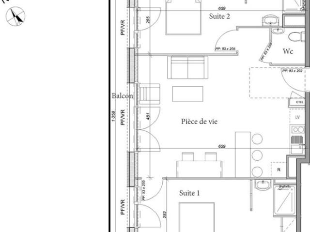 Appartement T3 65