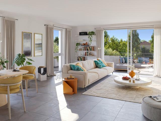 Appartement T3 68m2 terrasse Aix en Provence 13090