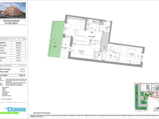 Appartement T3 69.47