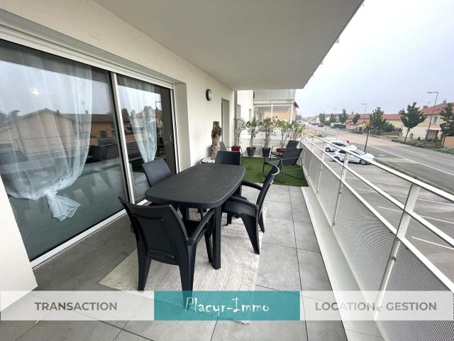 Appartement T3 70 m² avec terrasse et garage