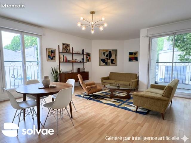 Appartement T3 77 m² avec deux balcons Angers Place Ney