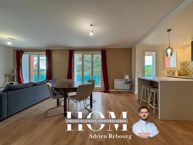 Appartement T3 77m2 balcon + parking