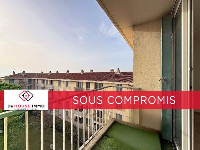 Appartement T3 traversant avec vue sur l'Étang de Berre et le Rocher de Vitrolles