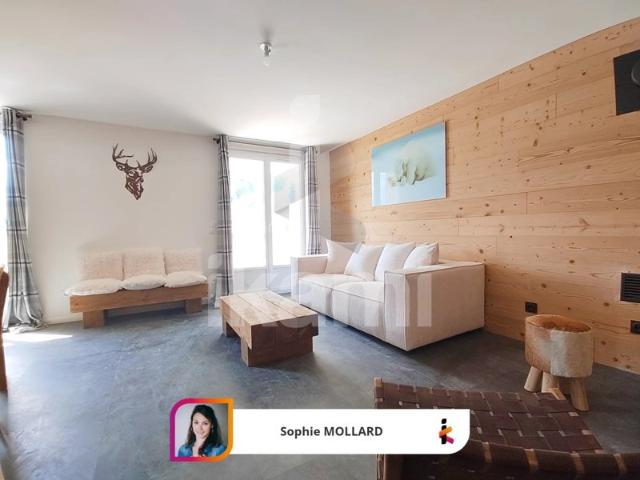Appartement T3 traversant entièrement rénové à l'Alpe du Gra