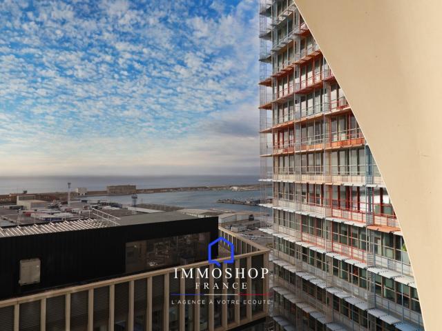 APPARTEMENT T3 VUE MER QUARTIER D'AFFAIRES 13002 MARSEILLE