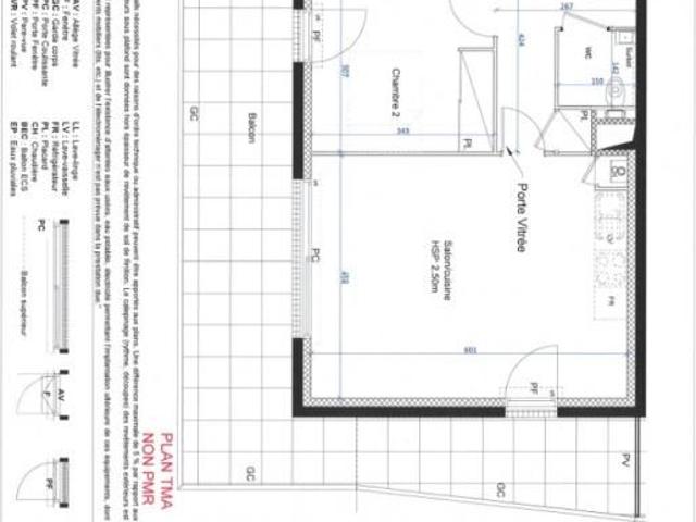Appartement T3 à louer Nantes 63 m²