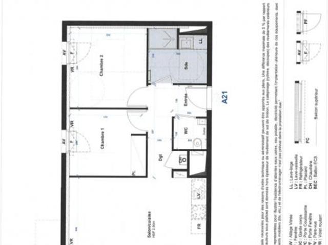 Appartement T3 à louer Nantes 61 m²