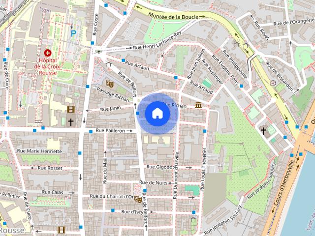 APPARTEMENT T3 A LOUER LYON 4EME ARRONDISSEMENT Cdt Arnaud Dumont d'Urville