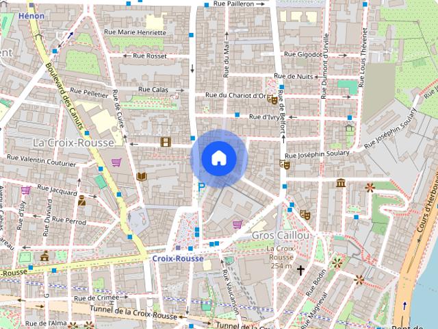APPARTEMENT T3 A LOUER LYON 4EME ARRONDISSEMENT Place Croix Rousse Austerlitz 68.57 m2 1 118 € charges comprises par mois