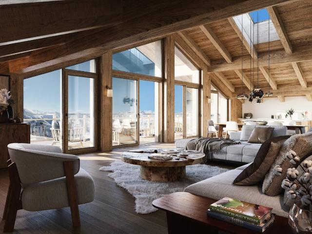Appartement T3 au dernier étage Belle Aurore 101m² Huez Alpe d'Huez