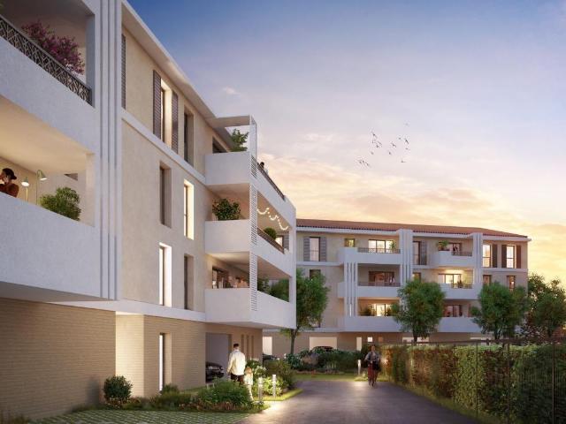 Appartement T3 avec balcon et double parking privatif