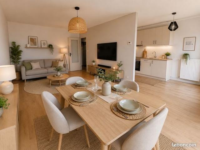 Appartement T3 avec balcon et stationnement