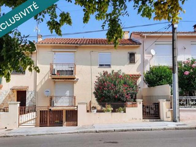 Appartement T3 avec cours privée, jardin et garage