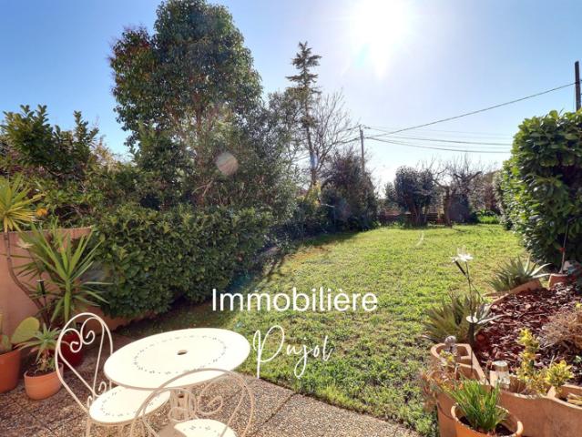 Appartement T3 avec jardin de 150m2, garage et parking Cen