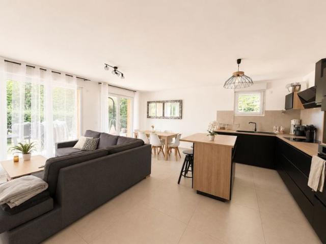 Appartement T3 avec jardin, parking privatif et résidence