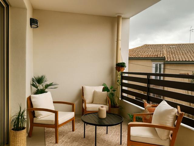Appartement T3 avec terrasse à Nîmes Calme absolu et confo