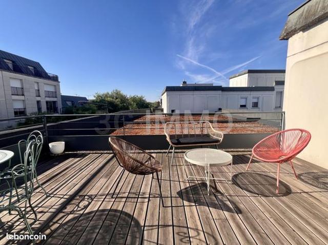 Appartement T3 avec TERRASSE de 25 m² | Parking sécurisé | Tours centre Mirabeau