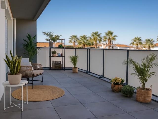 Appartement T3 avec terrasse de 22 m2 à Baillargues