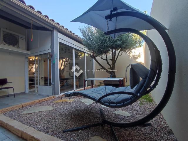 appartement T3 avec terrasse, patio et place de parking 70m² Fleury d'Aude
