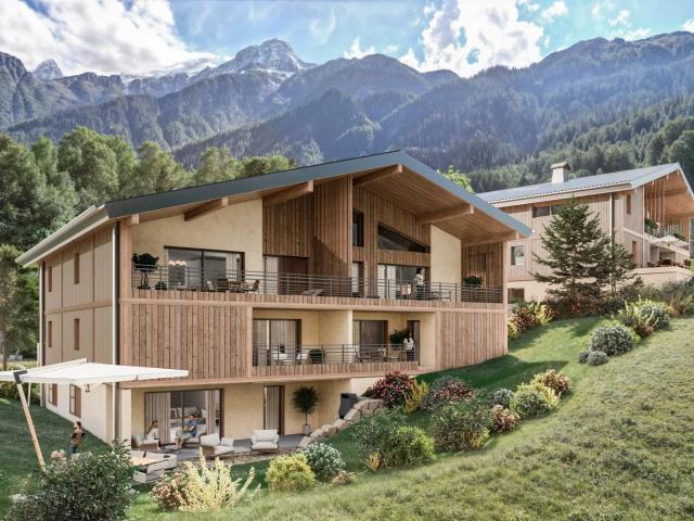 Appartement T3 bis, 2 chambres et coin montagne 63.50m² Les Houches secteur Bellevarde